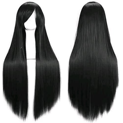 Full Wig Hair Extensions Straight Version 34 inch long (ফুল উইগ বা পুরো মাথার চুল সোজাটা ৩৪ ইঞ্চি লম্বা) - Image 2