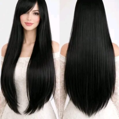 Full Wig Hair Extensions Straight Version 34 inch long (ফুল উইগ বা পুরো মাথার চুল সোজাটা ৩৪ ইঞ্চি লম্বা)