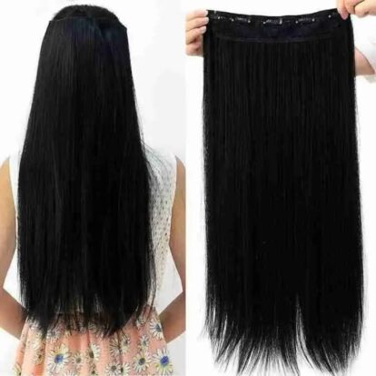 Five Clip Hair Extensions 28 Inch Long (ফাইভ ক্লিপ হেয়ার এক্সটেনশন 28 ইঞ্চি লম্বা)